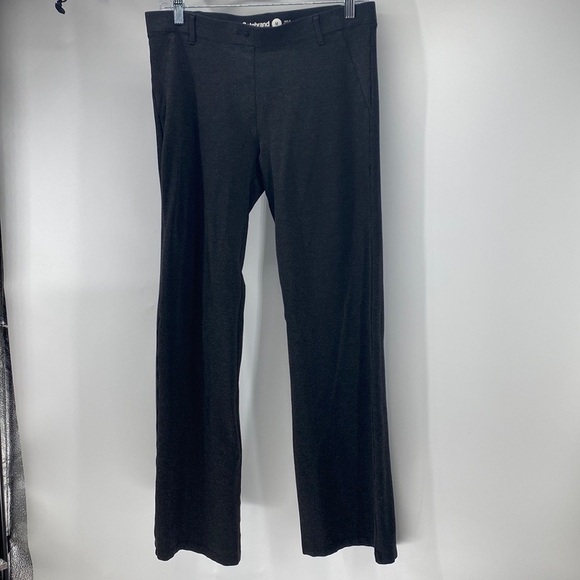 Betabrand black grey wide leg comfortable pants Officewear casual everyday - Picture 1 of 8